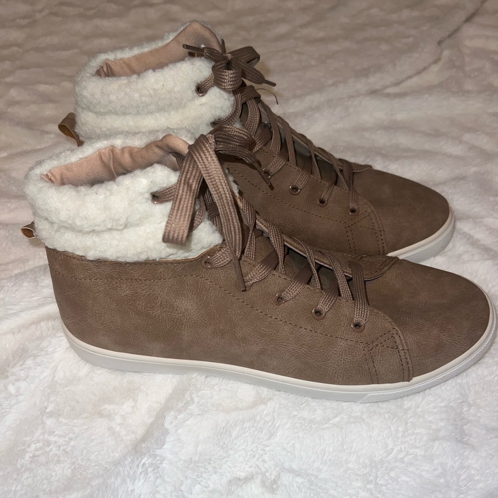 Just Be… fur sneakers